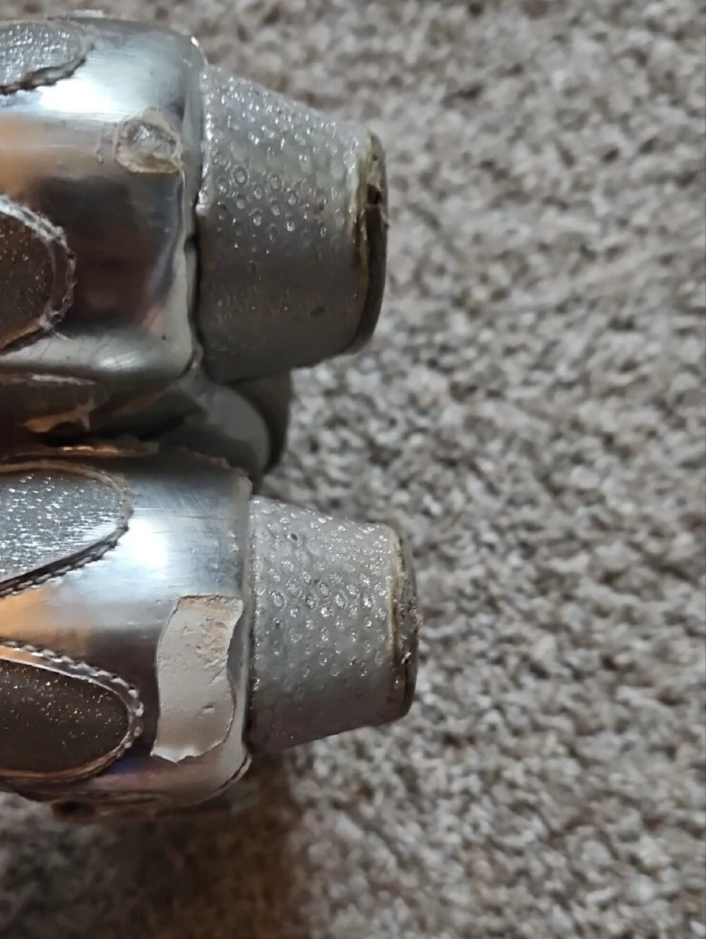 Disney Silver Glitter Mary Jane Dress Shoes with Crown Bow